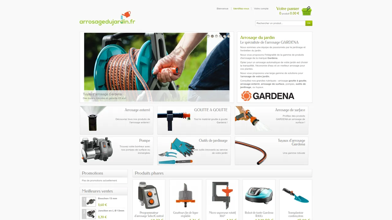 Arrosage du jardin