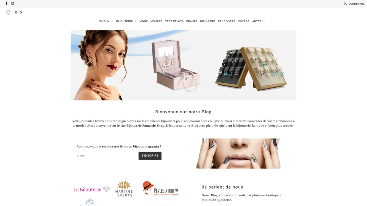 Screenshot de Bijouterie Fantaisie Shop