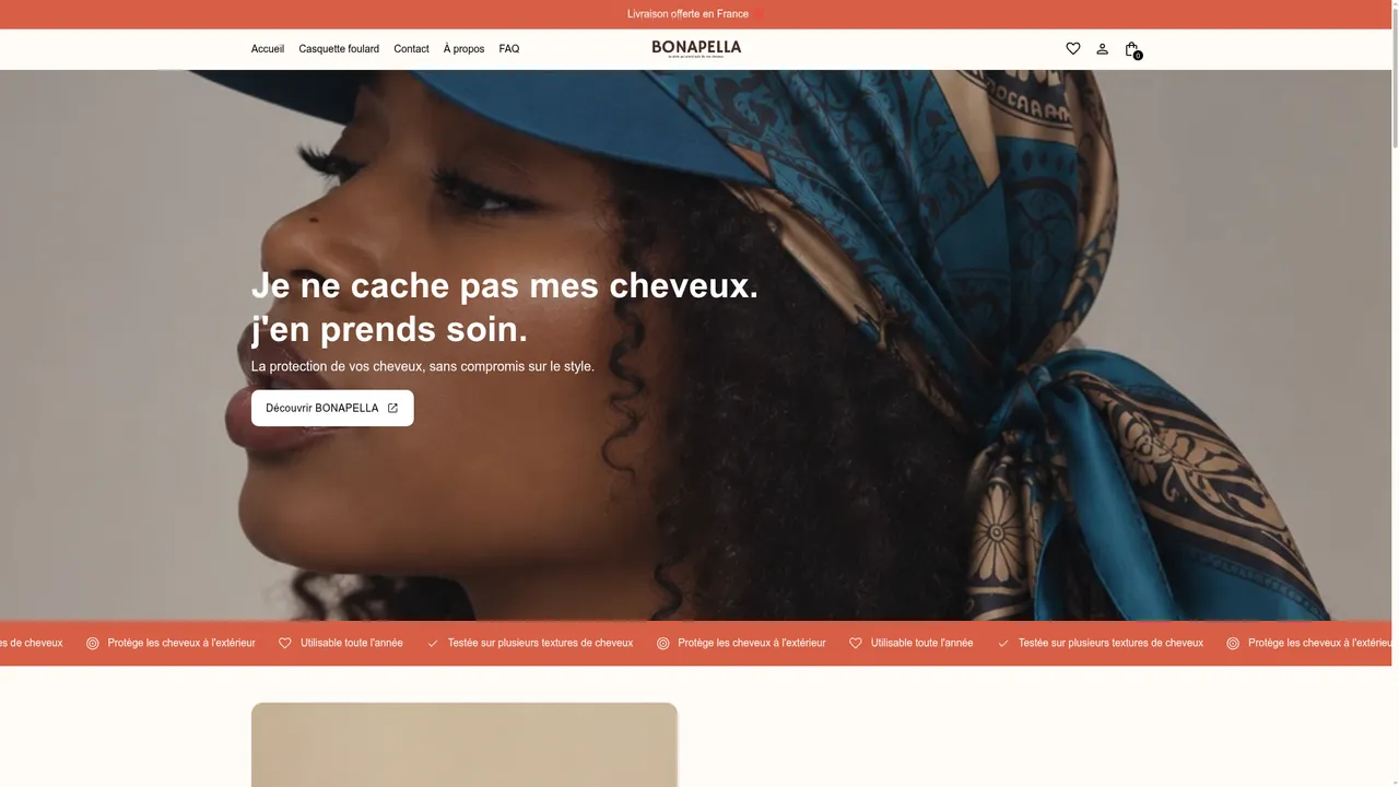 Aperçu du site Bonapella