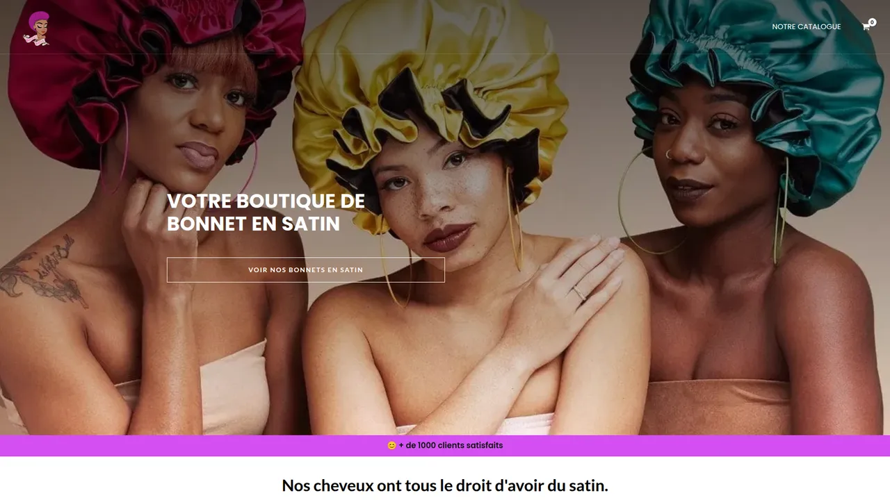 Screenshot de Bonnet en satin