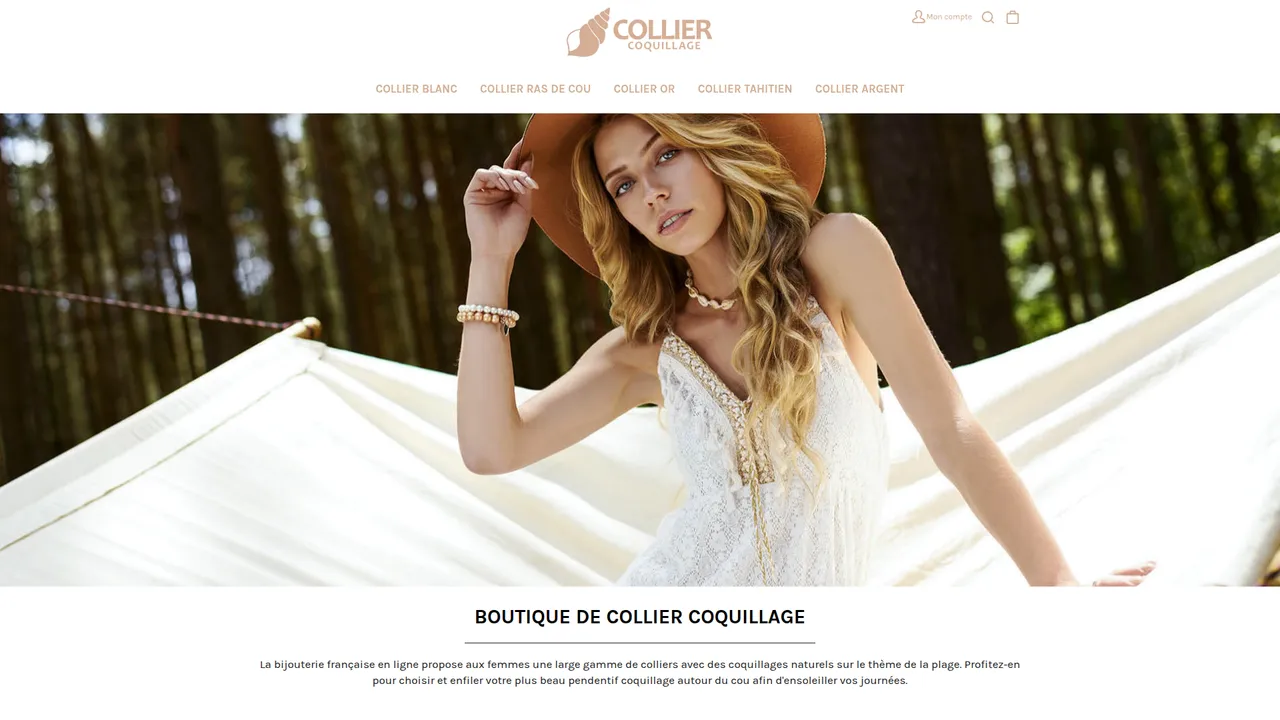 Screenshot de Collier Coquillage