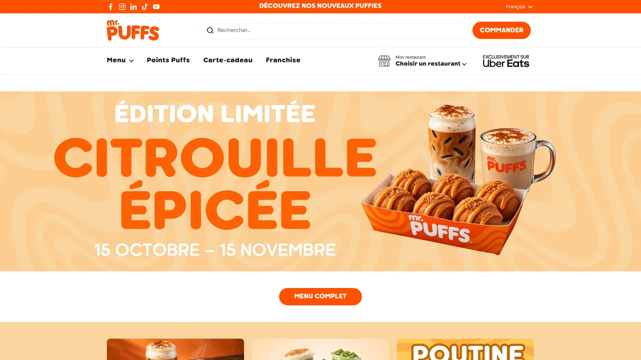 Aperçu du site concours.mrpuffs.com