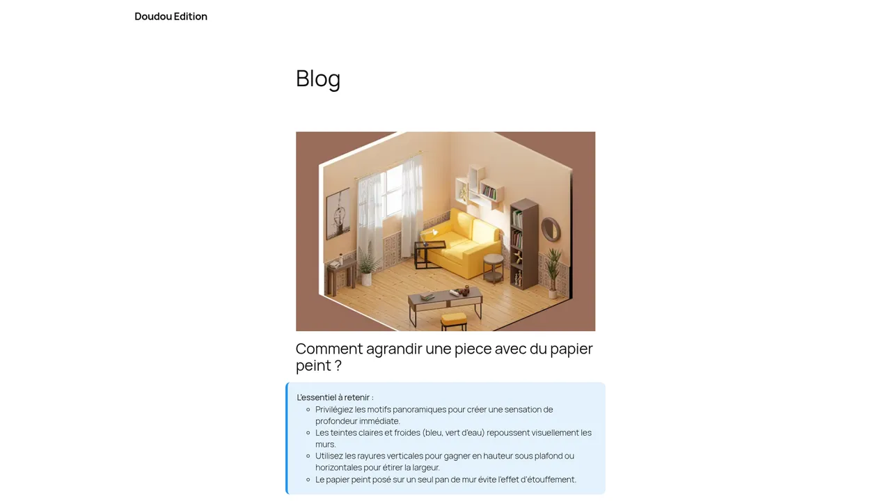 Screenshot de doudouEdition : livres et ebooks pour enfants