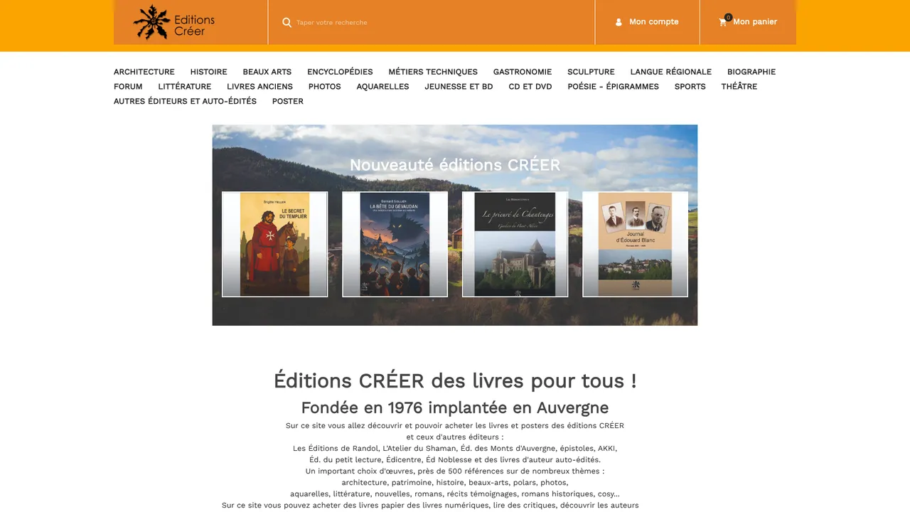 Aperçu du site edicreer