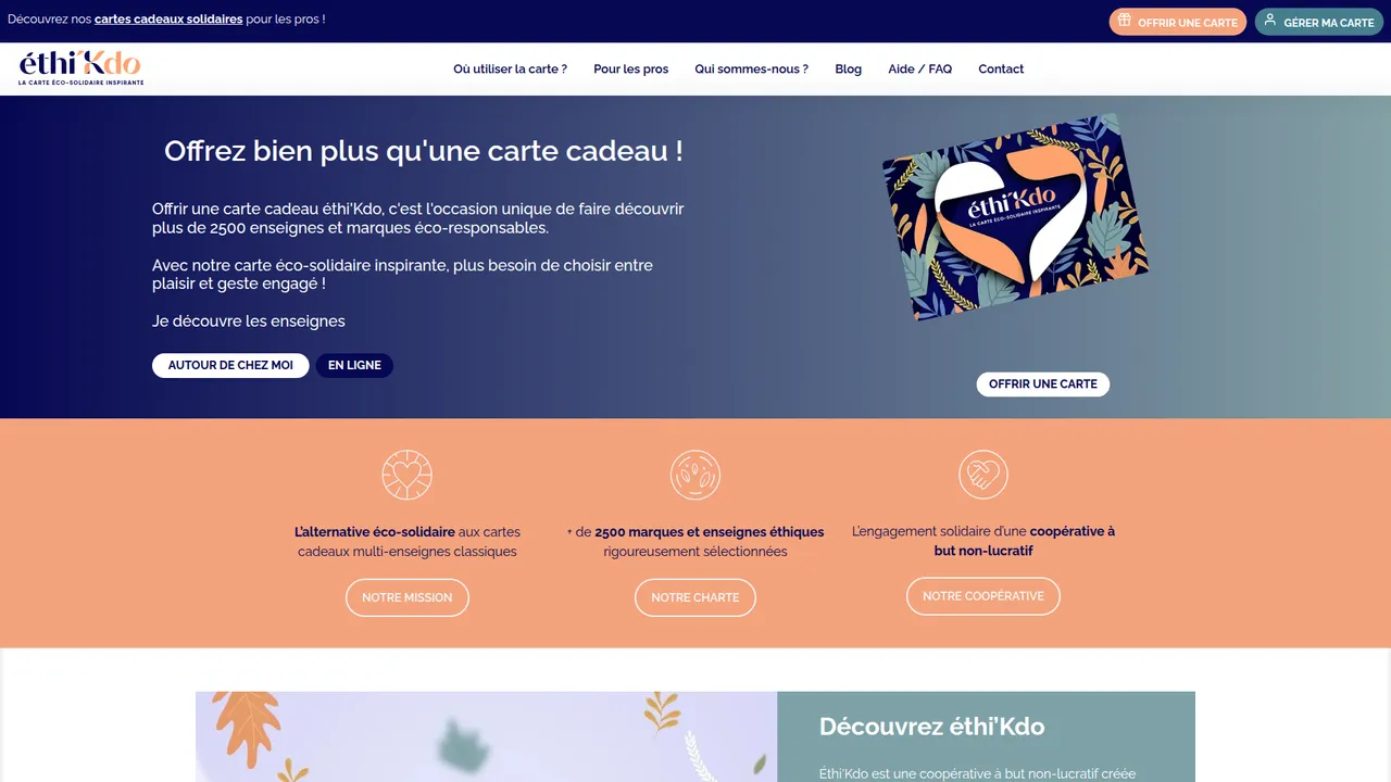 Aperçu du site éthi'Kdo