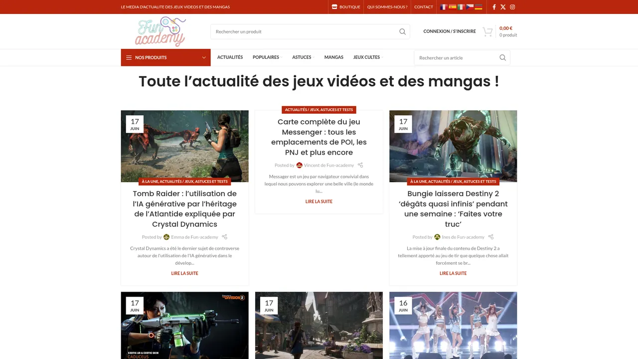 Screenshot de Fun Academy : spécialiste en jeux vidéo