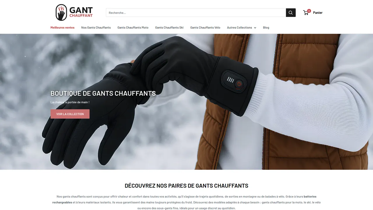 Screenshot de Gant Chauffant