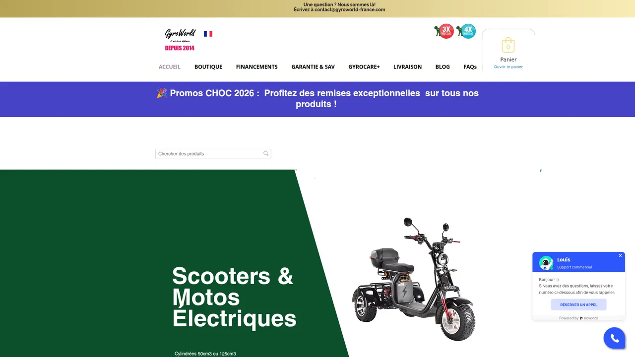 Screenshot de GyroWorld France