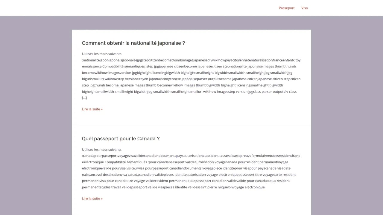 Screenshot de J'aime mon passeport