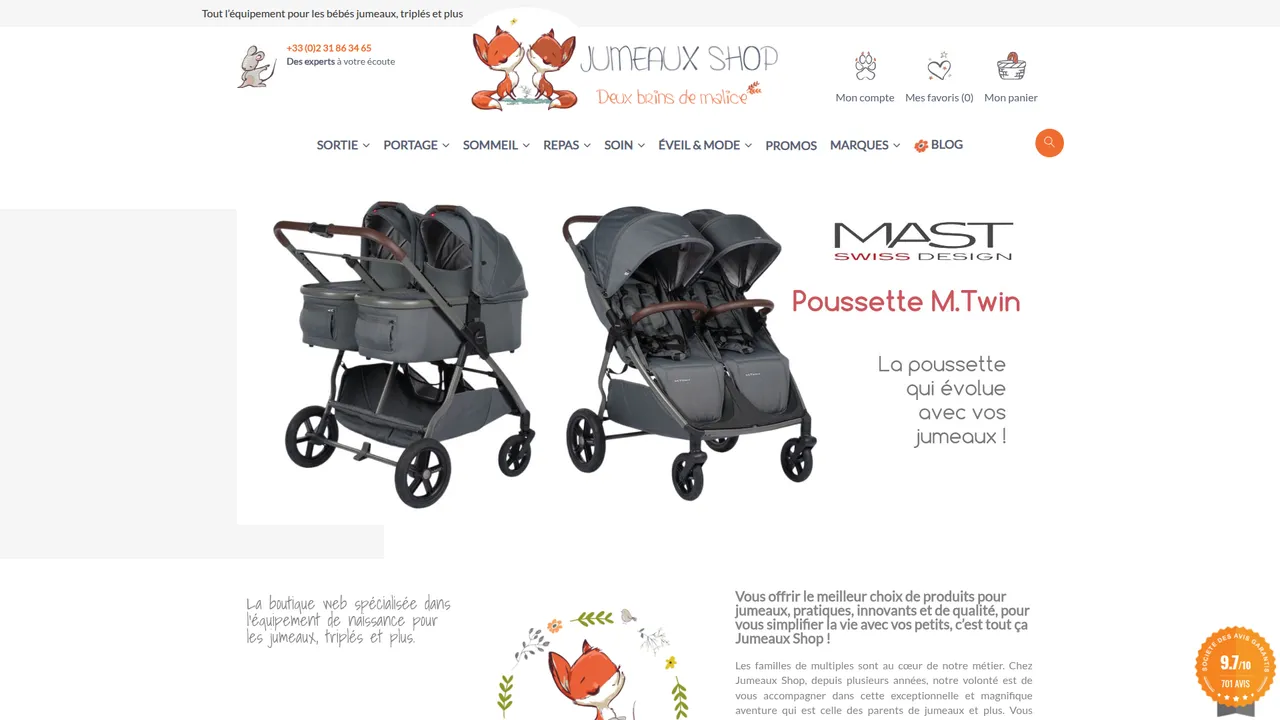 Screenshot de Jumeaux Shop