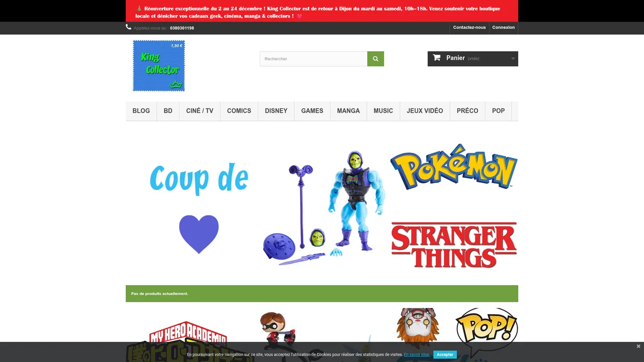 Screenshot de KingCollector - Figurines et produits dérivés