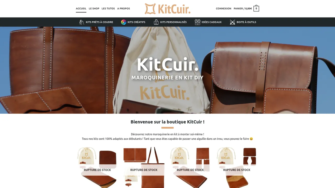 Screenshot de KitCuir