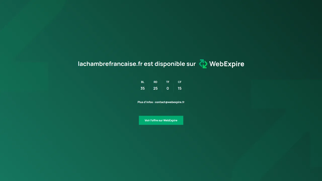 Screenshot de La Chambre Française