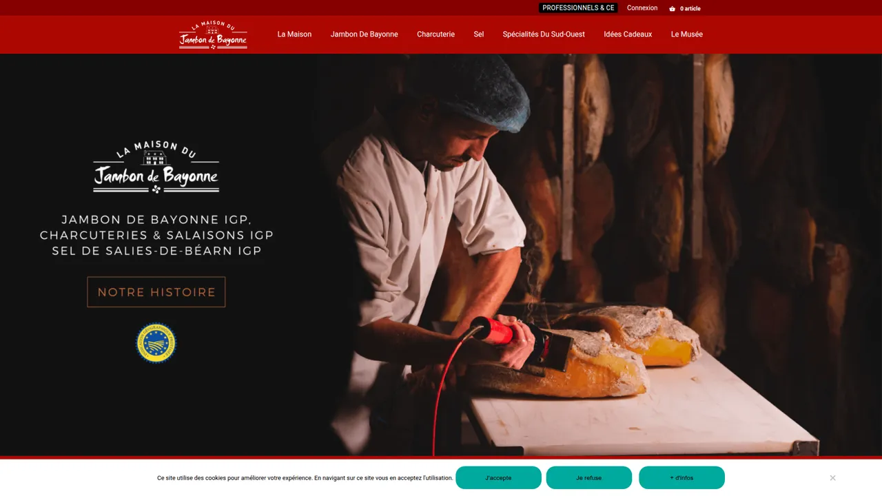 Screenshot de La maison du jambon de Bayonne