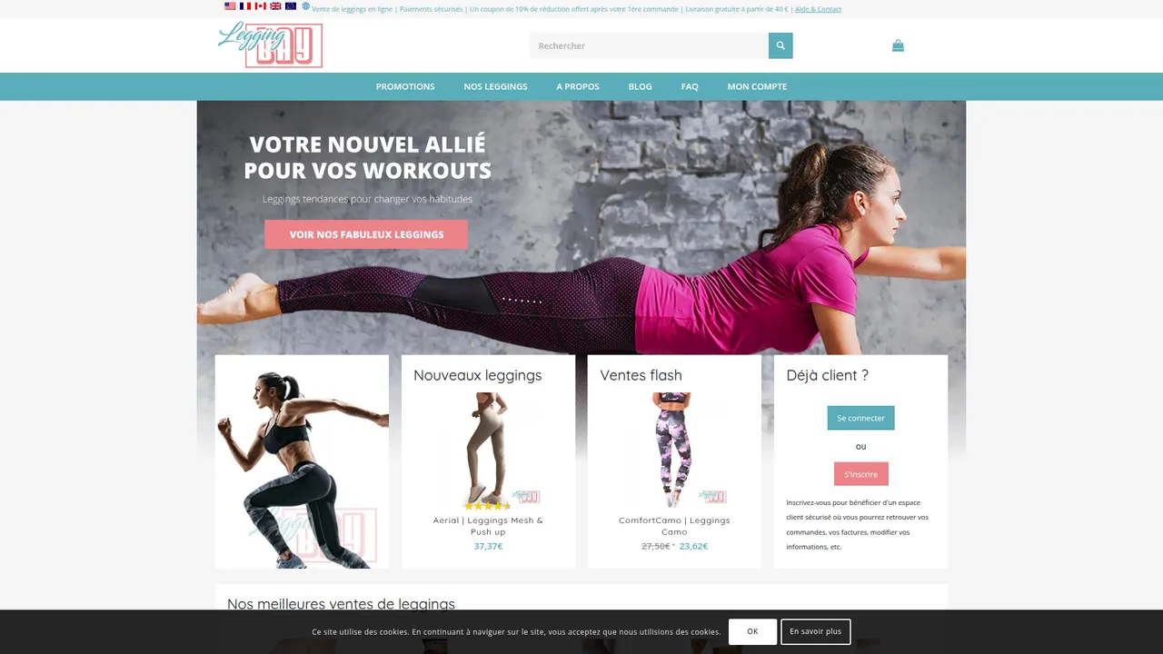 Screenshot de Legging Bay