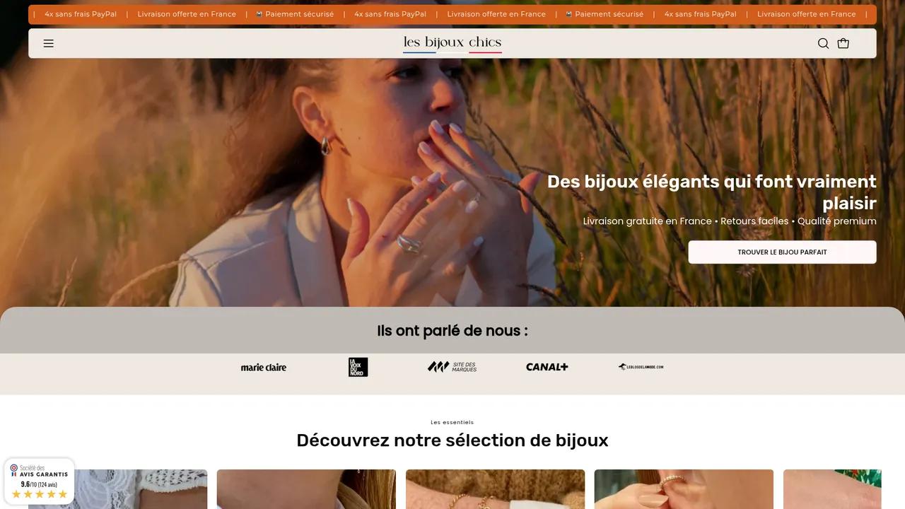 Screenshot de Les Bijoux Chics
