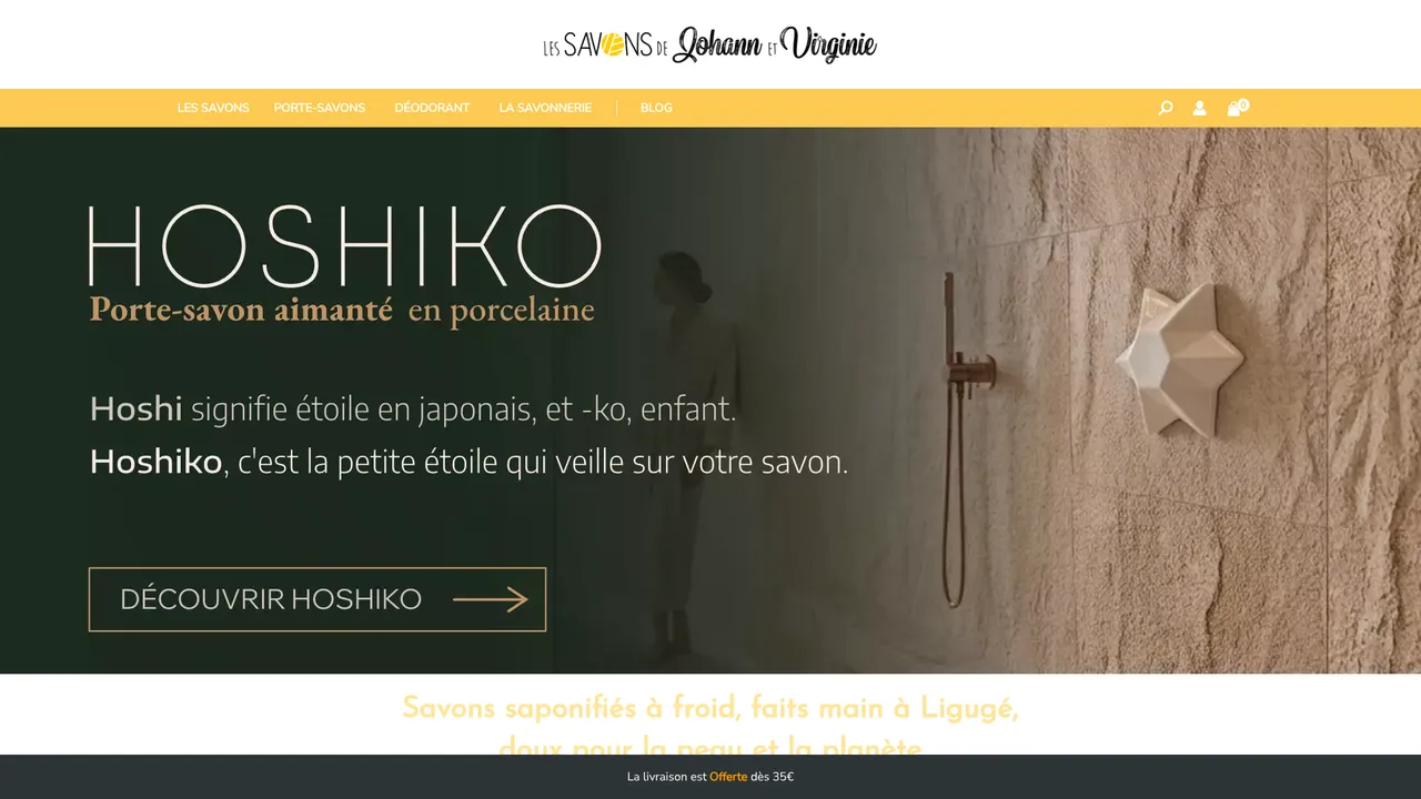 Screenshot de les SAVONS de Johann et Virginie