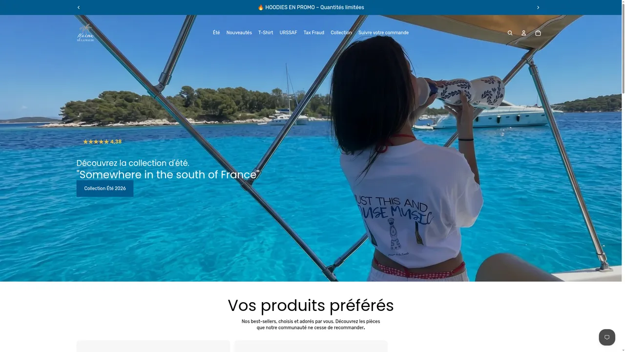 Aperçu du site maisondelafraude.com