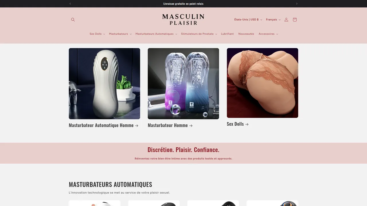 Screenshot de Masculin Plaisir