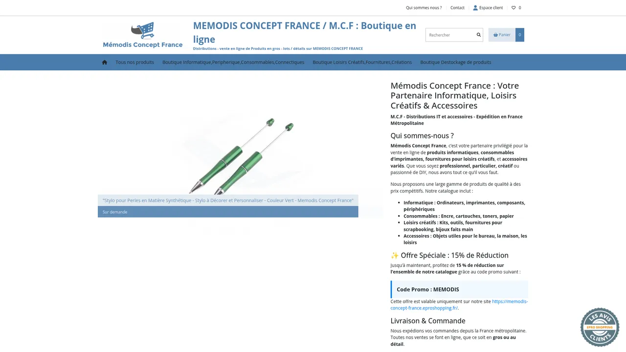 Mémodis Concept France