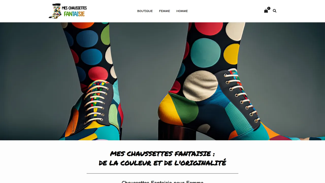 Screenshot de Mes Chaussettes Fantaisie