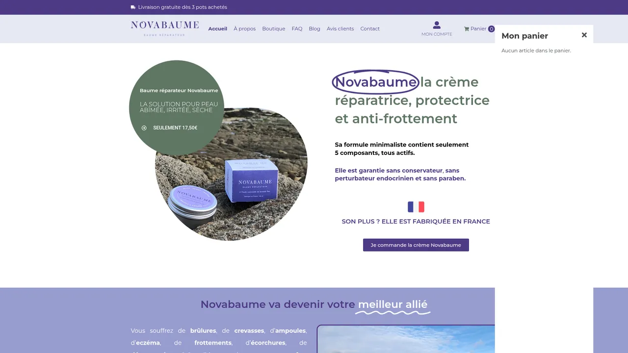 Screenshot de NovaBaume