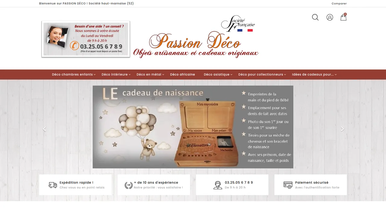 Screenshot de Objets artisanaux, cadeaux personnalisés