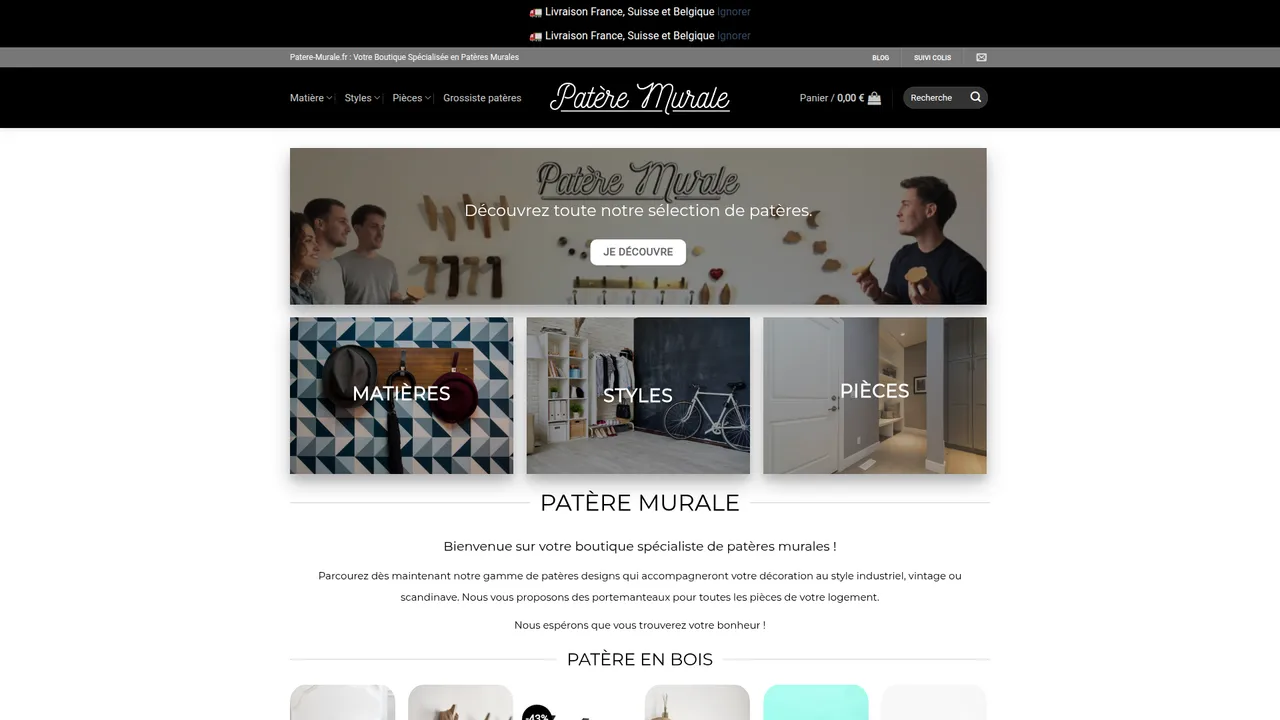 Screenshot de Patère Murale