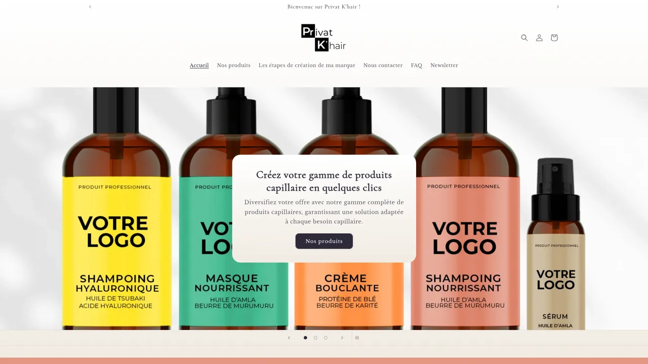 Aperçu du site Privat K'hair