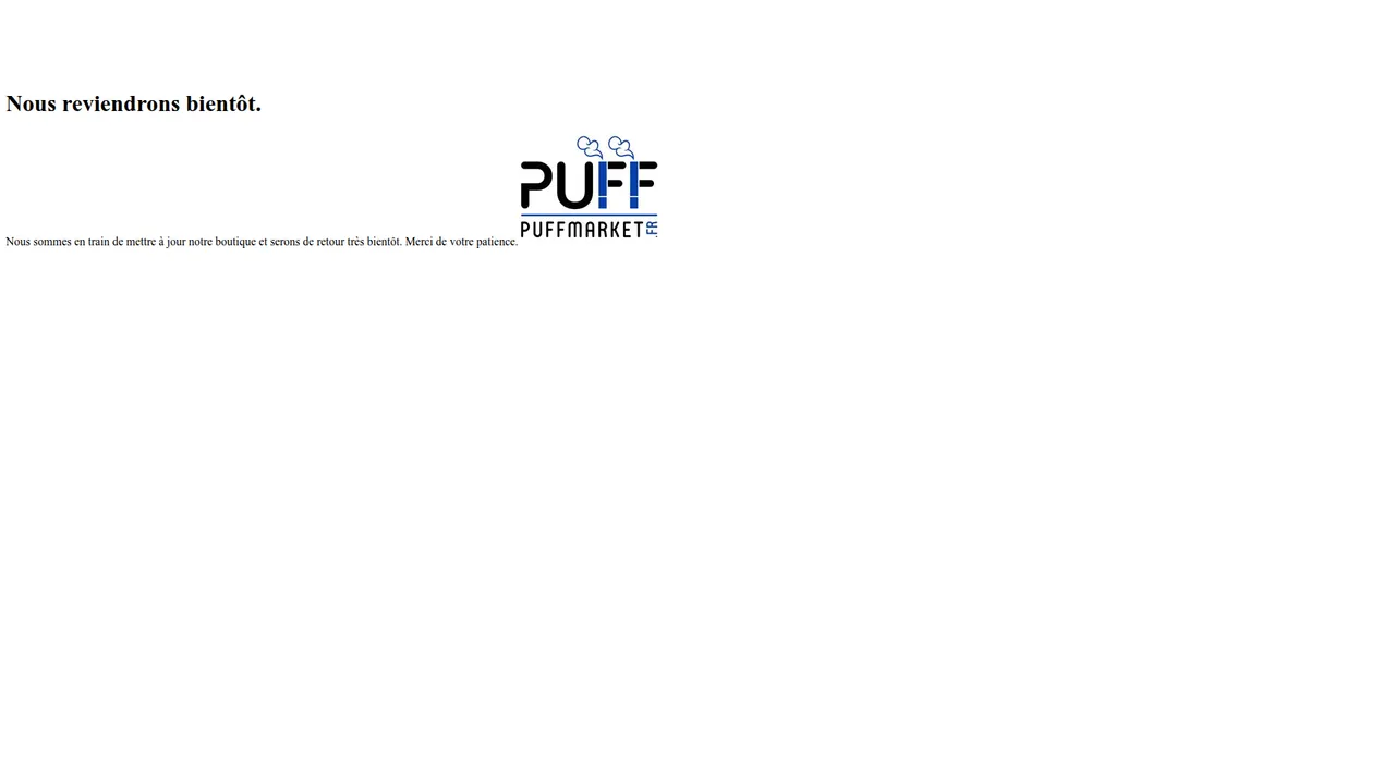 Aperçu du site Puffmarket