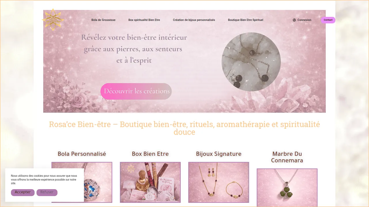 Screenshot de Rosa'ce Bien-être