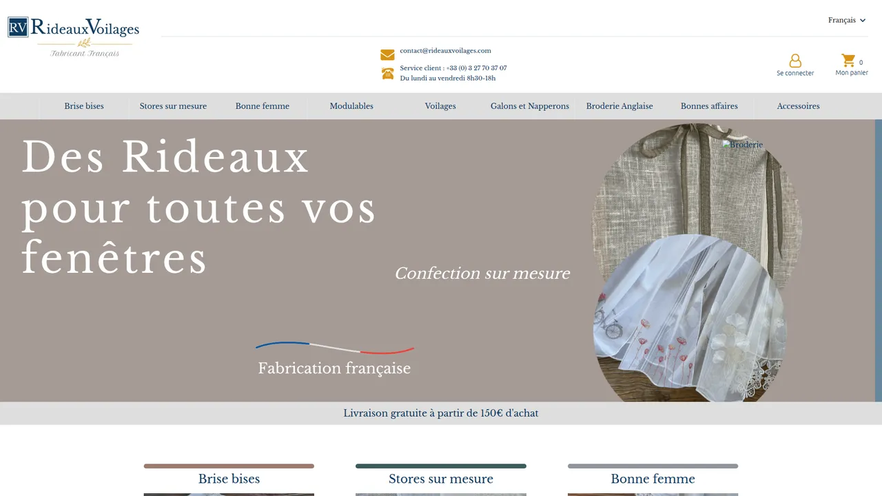 Screenshot de RV-Rideauxvoilages