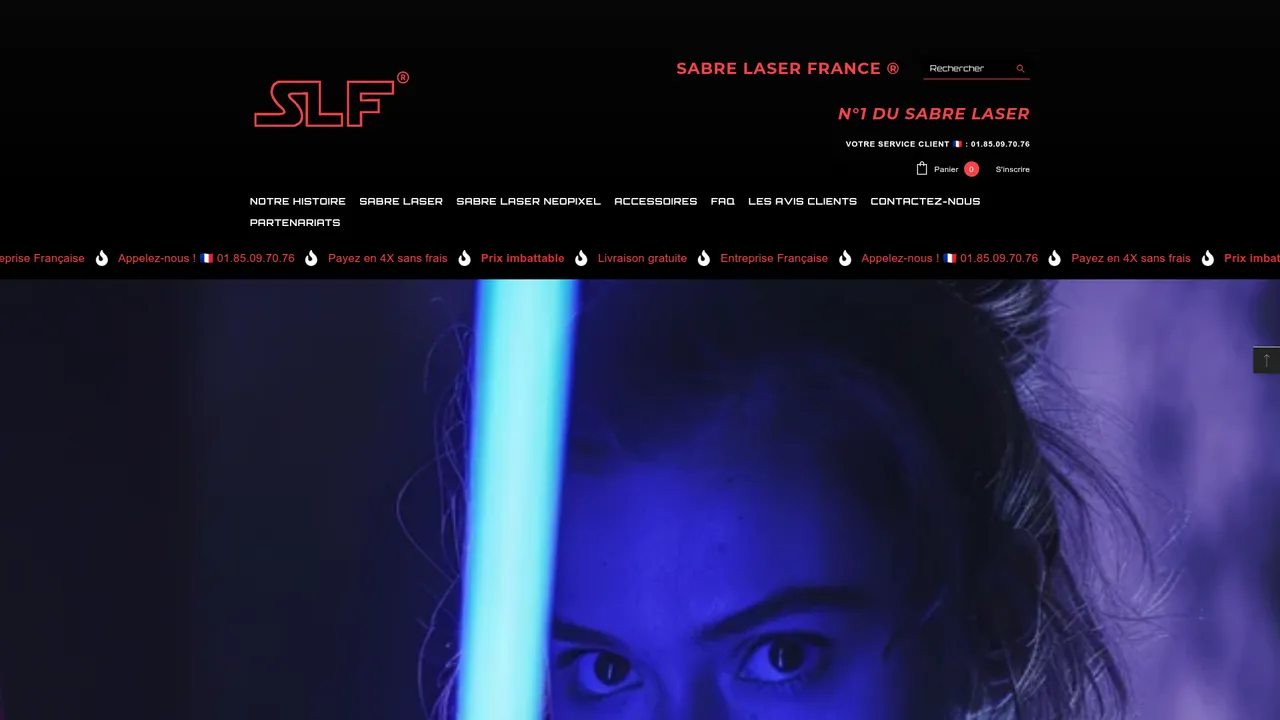 Screenshot de Sabre laser france