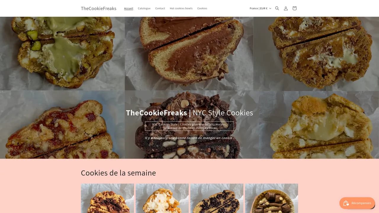 Aperçu du site thecookiefreaks.fr