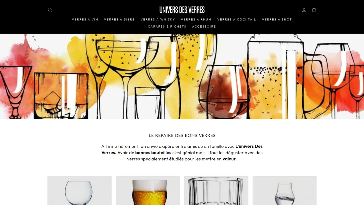 Screenshot de univers Des Verres