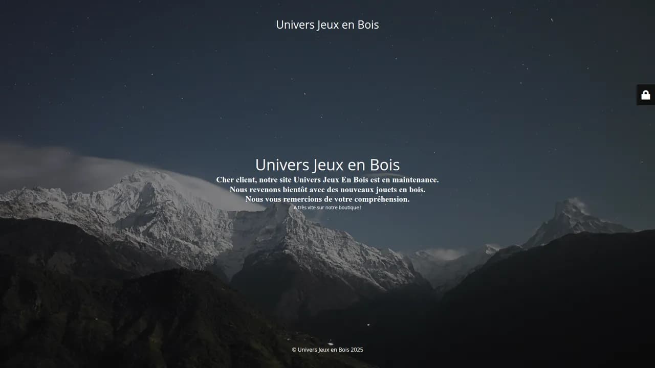 Screenshot de Univers Jeux En bois