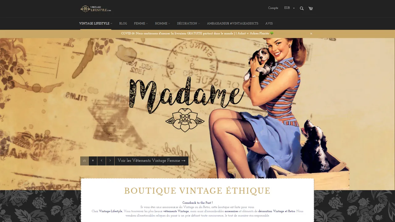 Screenshot de Vintage-Lifestyle