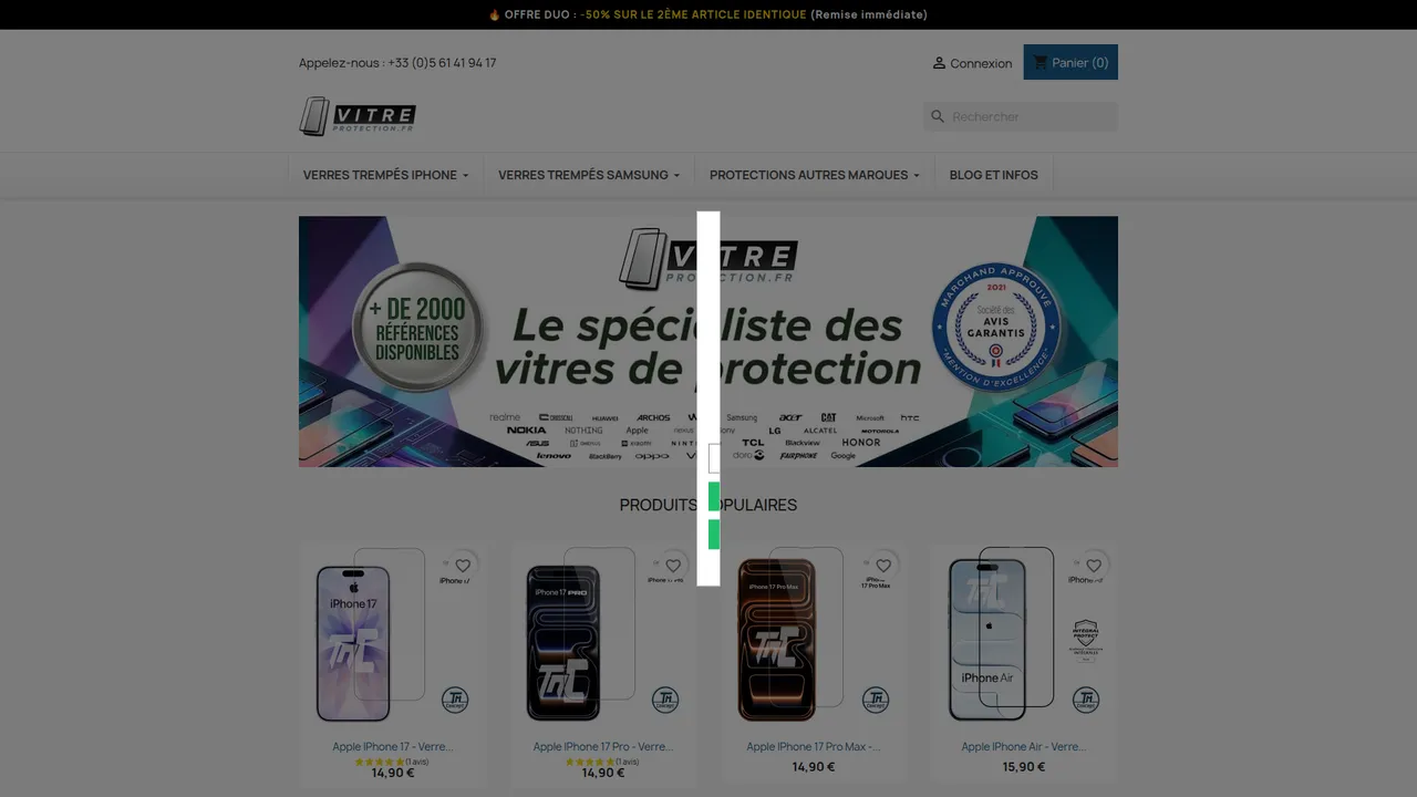 Screenshot de Vitre-Protection.fr