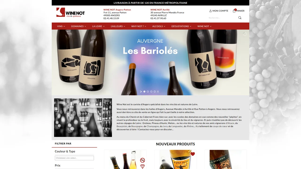 Screenshot de Wine Not