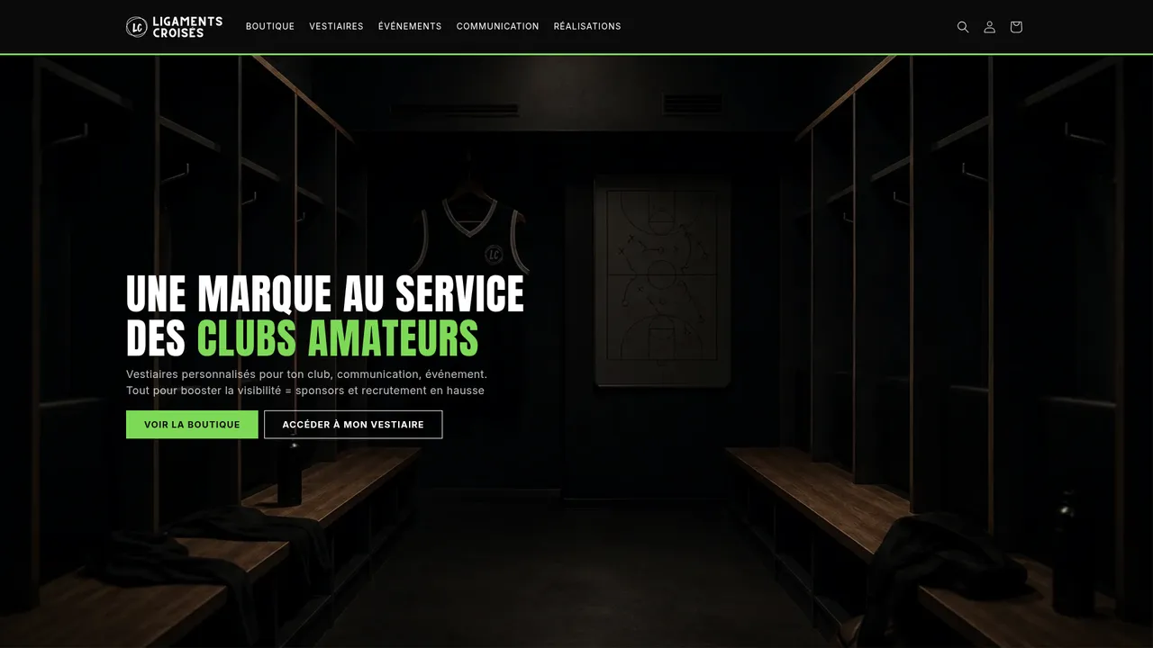 Aperçu du site www.ligaments-croises.com