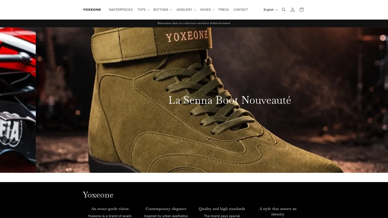 Aperçu du site Yoxeone