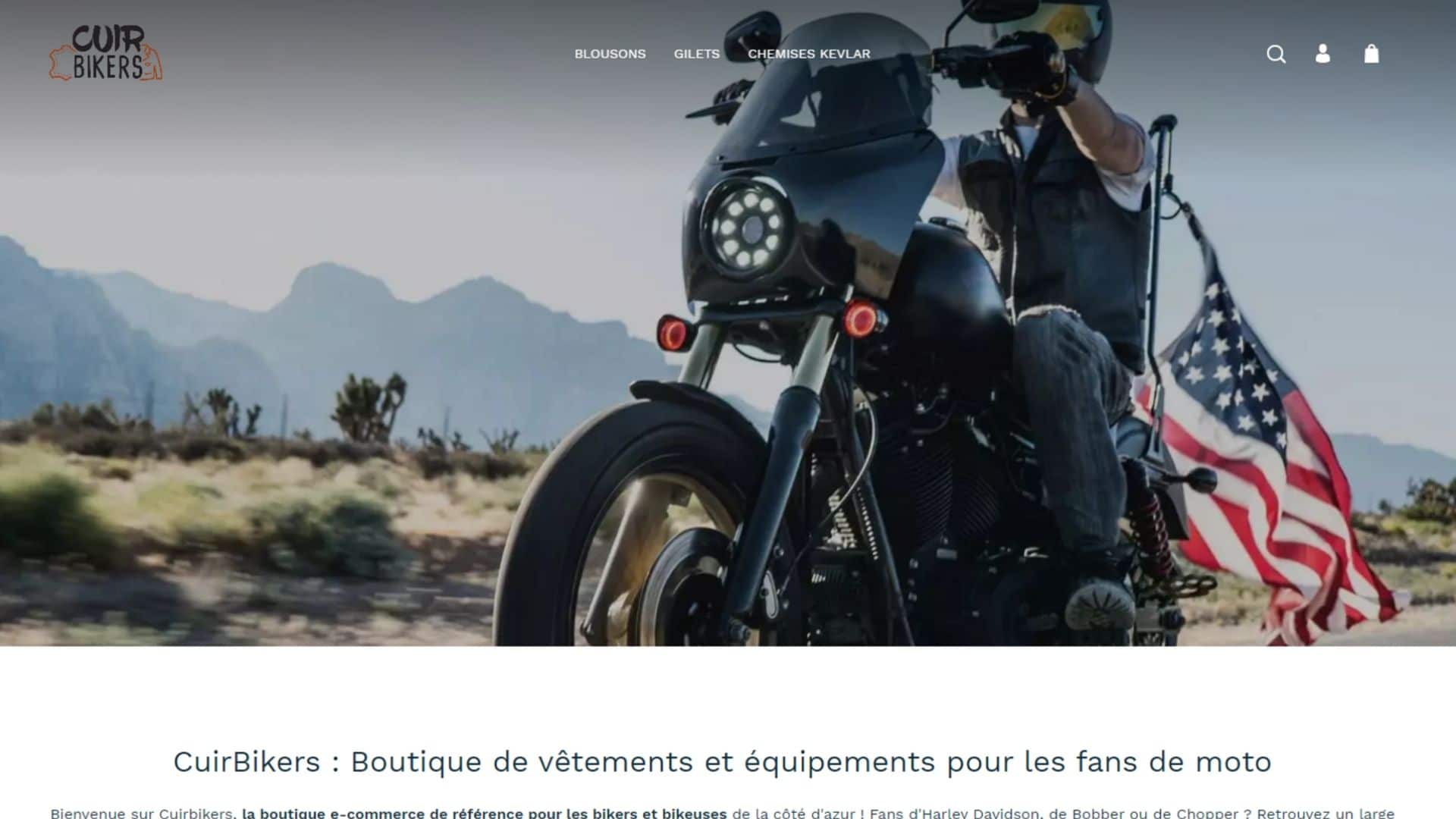 boutique en ligne cuirbikers