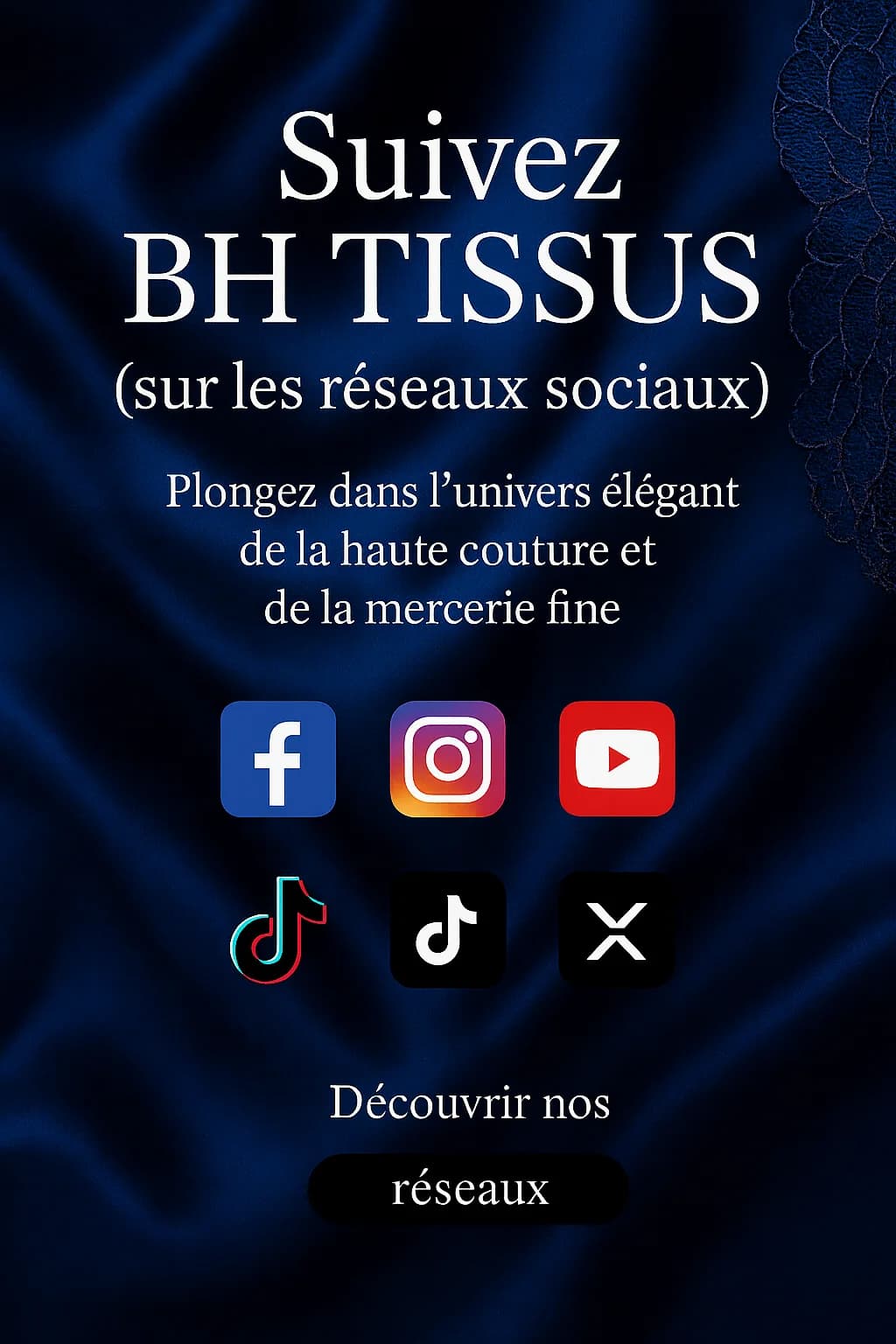Logo Bh Tissus