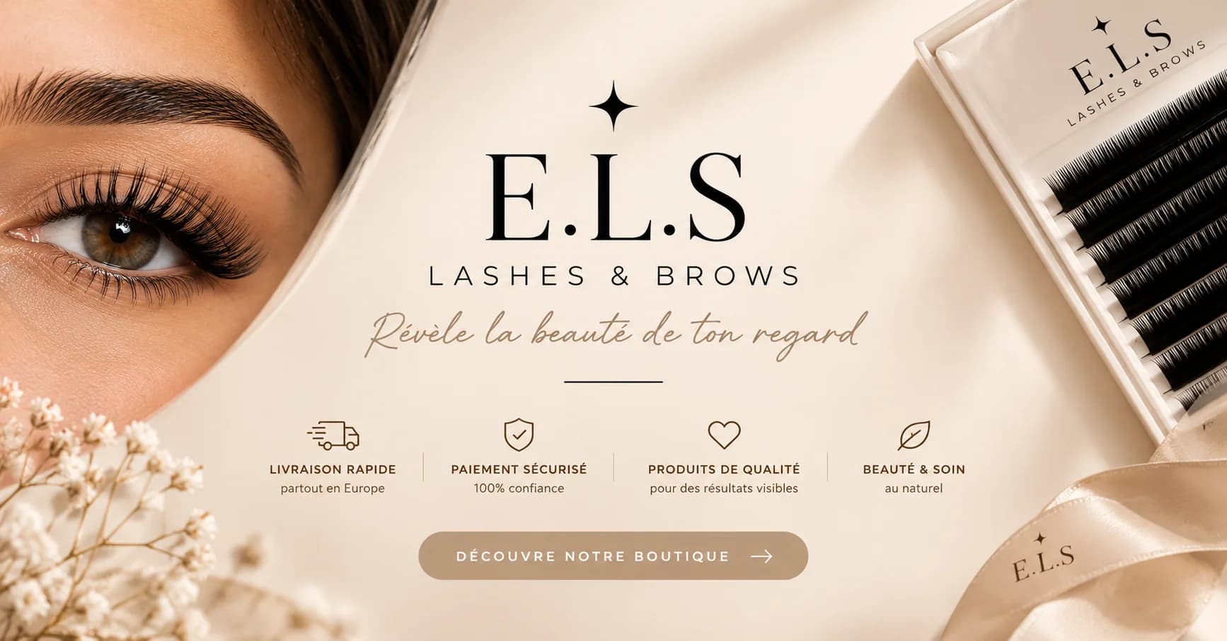 Logo E.l.s lashes & brows