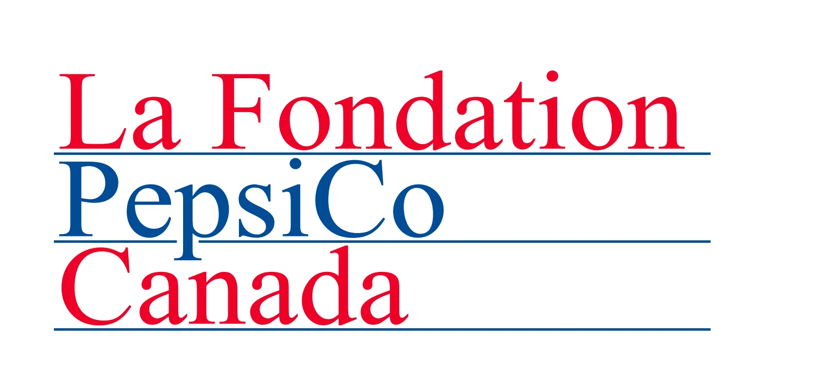 Logo Le tournoi de golf de la fondation Pepsico Canada du Québec