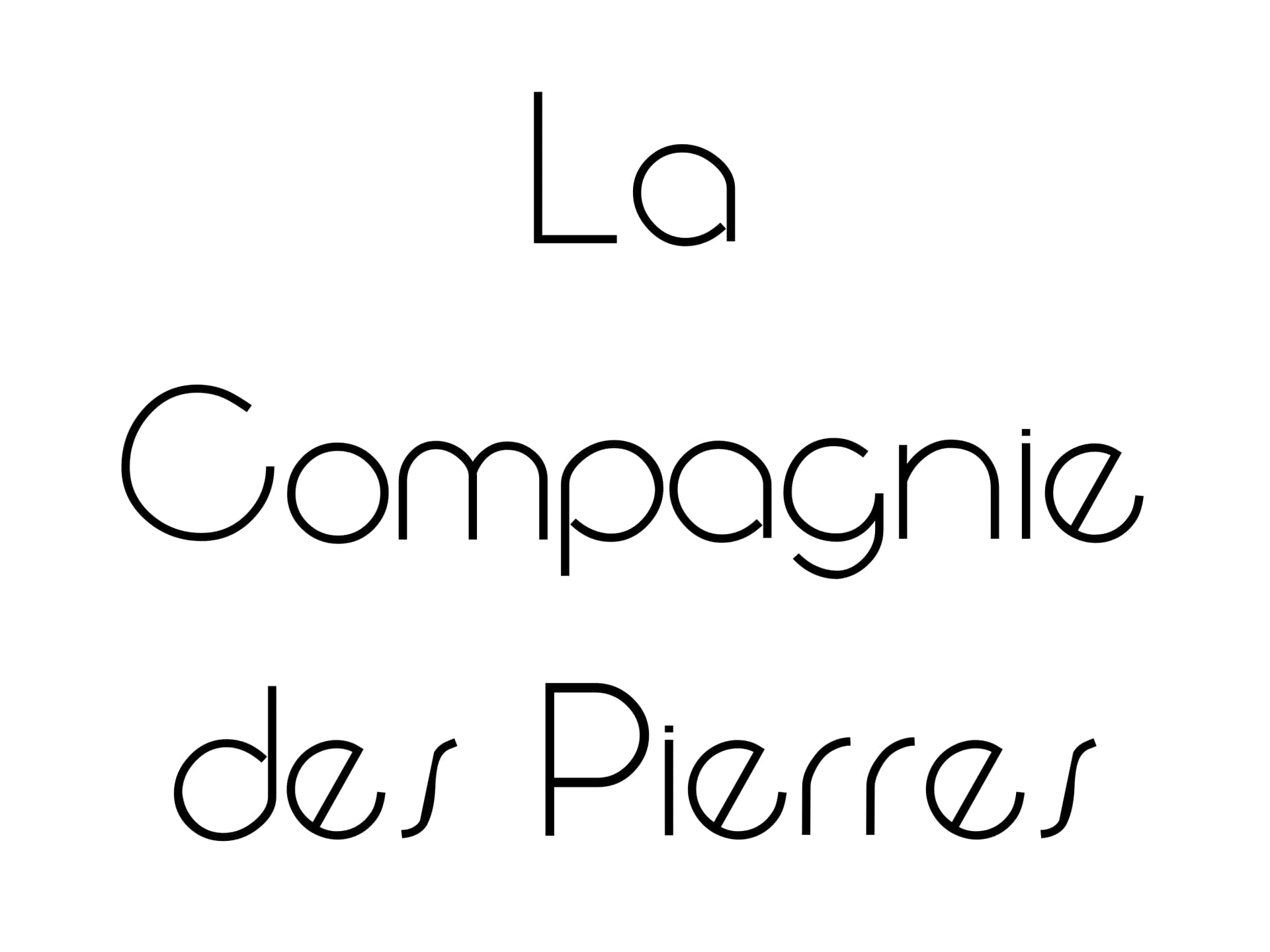 Logo La compagnie des pierres
