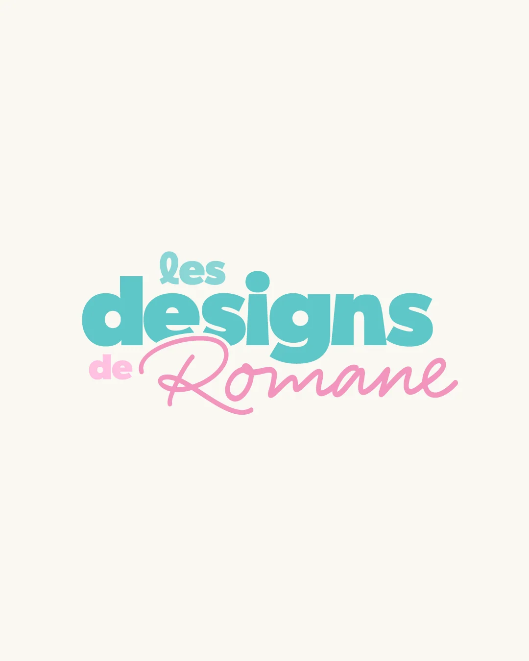 Logo Les designs de Romane