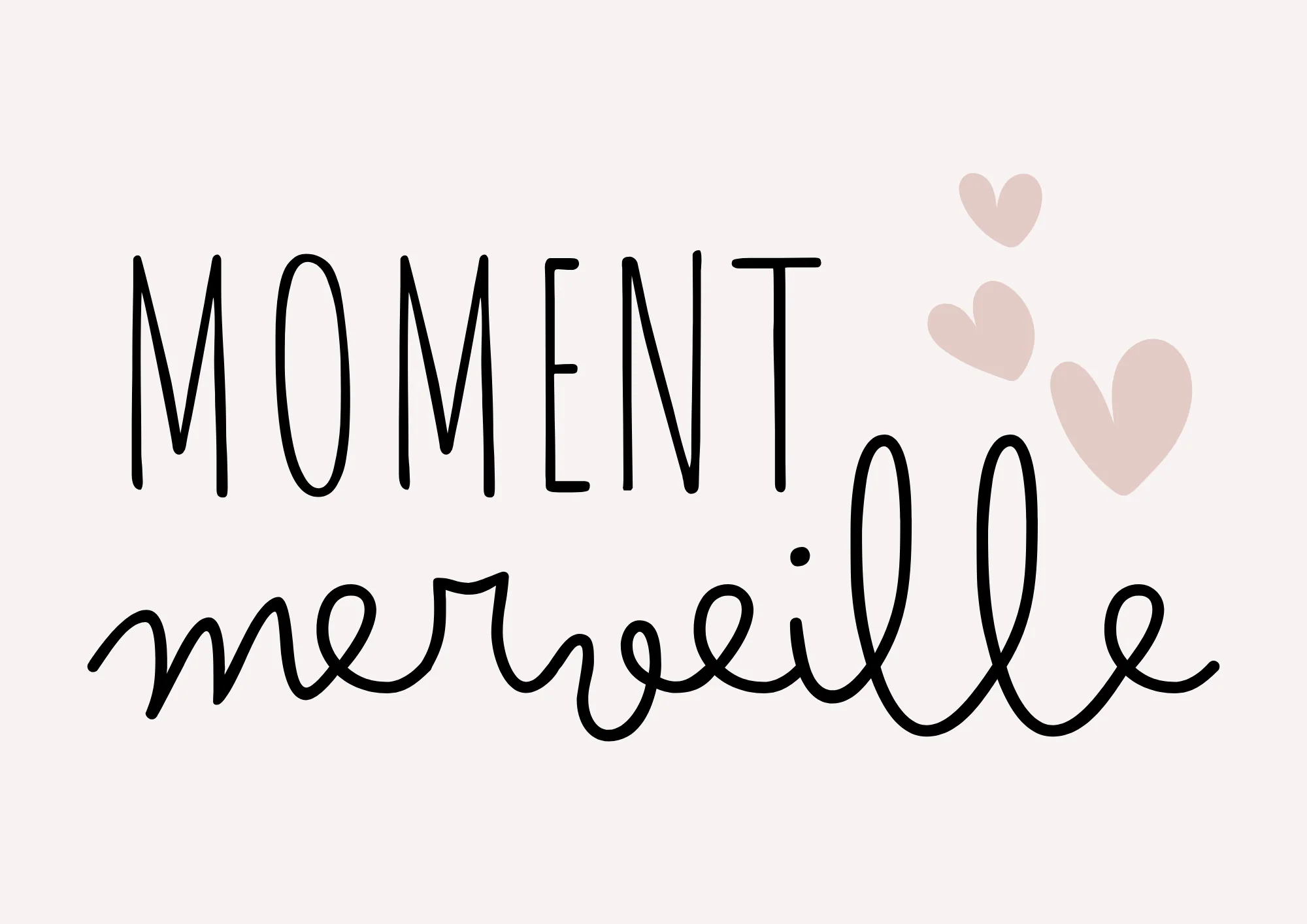 Logo Moment & Merveille - Magnets Photo Personnalisés