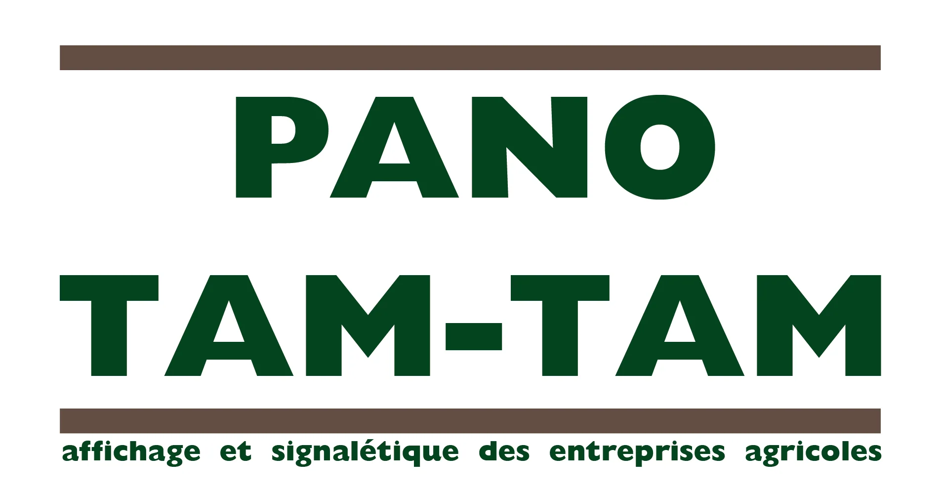 Logo Pano Tam-Tam | Signalétique Agricole & Pack Global GAP