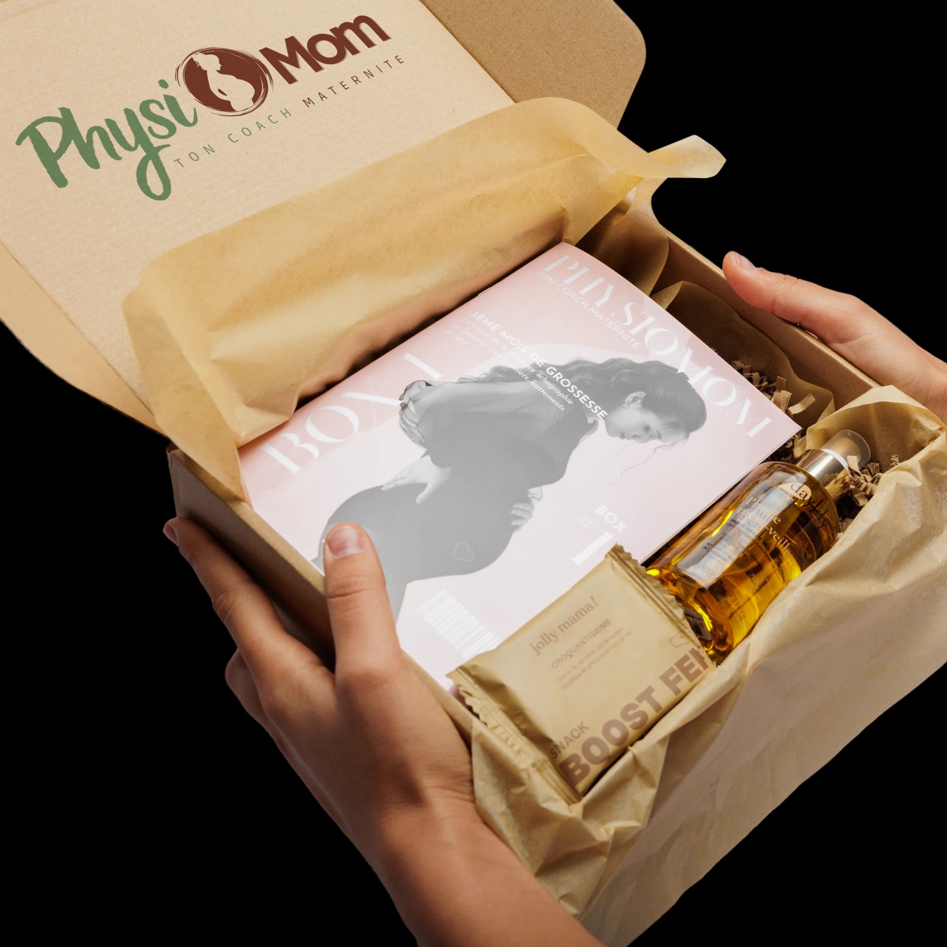 Logo La box pour femme enceinte pensée pour elle | PhysioMom